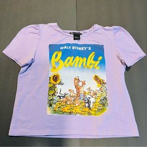 Zara Girls Bambi Purple Shirt Size S